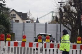 Impressionen vom Hochwasser in Köln Rodenkirchen