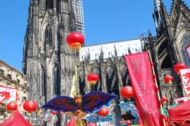 Der Drache tanzt wieder in Köln -Chinafest am Dom