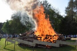 Osterfeuer in Köln! Bilder!