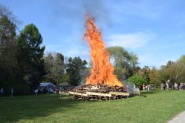 Impressionen vom Osterfeuer im Fobo Köln